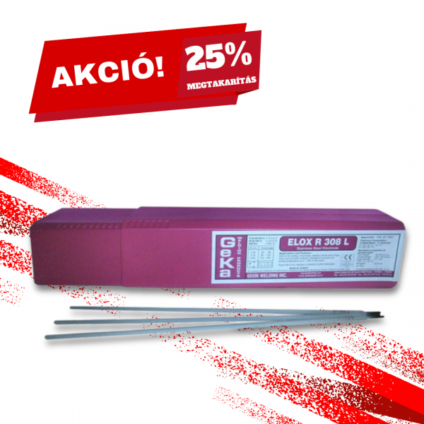 GEKA ELOX R 308 L elektróda d2,5 (3kg) 1