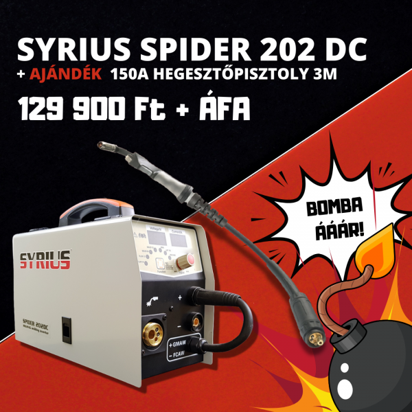 SYRIUS SPIDER 202 DC inverter (akciós) 1