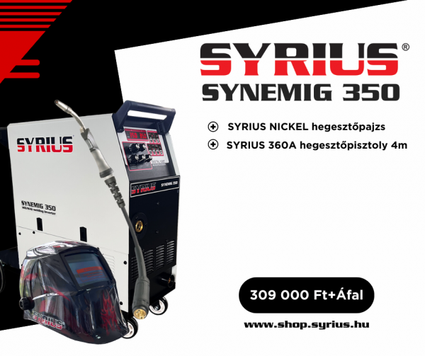 SYRIUS SYNEMIG 350 hegesztőgép AKCIÓS 1