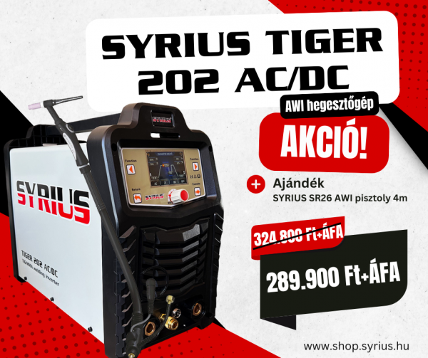 SYRIUS TIGER 202 AC/DC PULSE AKCIÓS 1