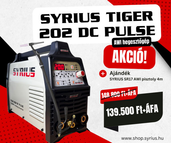 SYRIUS TIGER 202 DC PULSE AKCIÓS 1