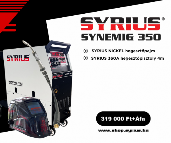 SYRIUS SYNEMIG 350 hegesztőgép AKCIÓS 1