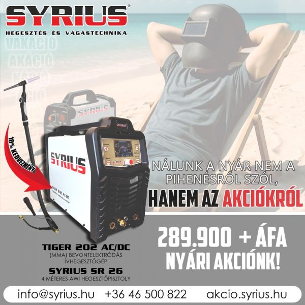 SYRIUS TIGER 202 AC/DC PULSE AKCIÓS 1