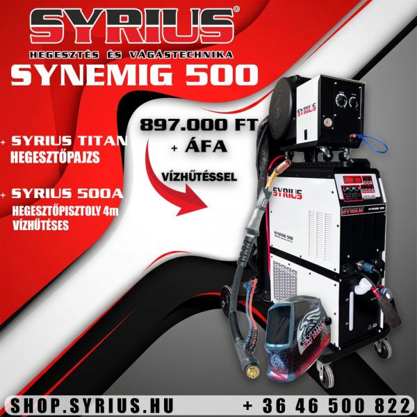 SYRIUS SYNEMIG 500 inverteres hegesztő 1