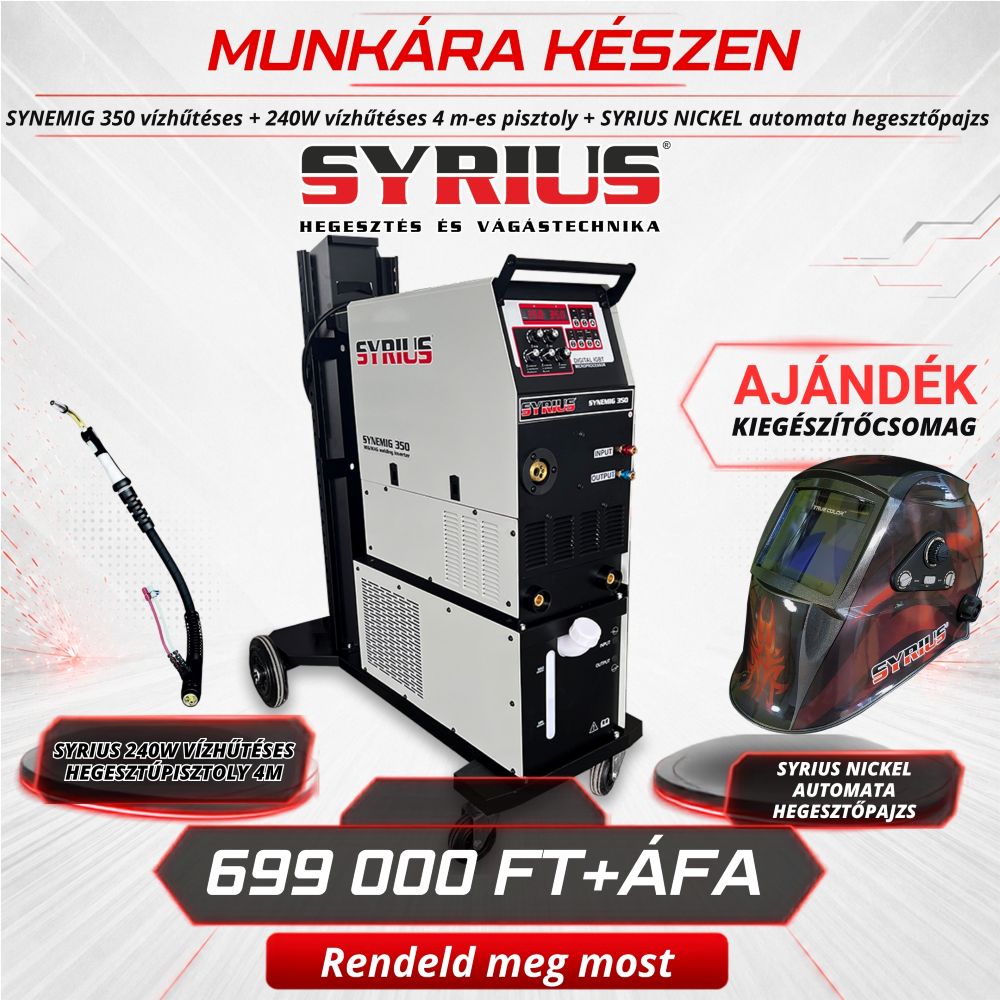 35804 SYRIUS SYNEMIG 350 vízhűtéssel 1