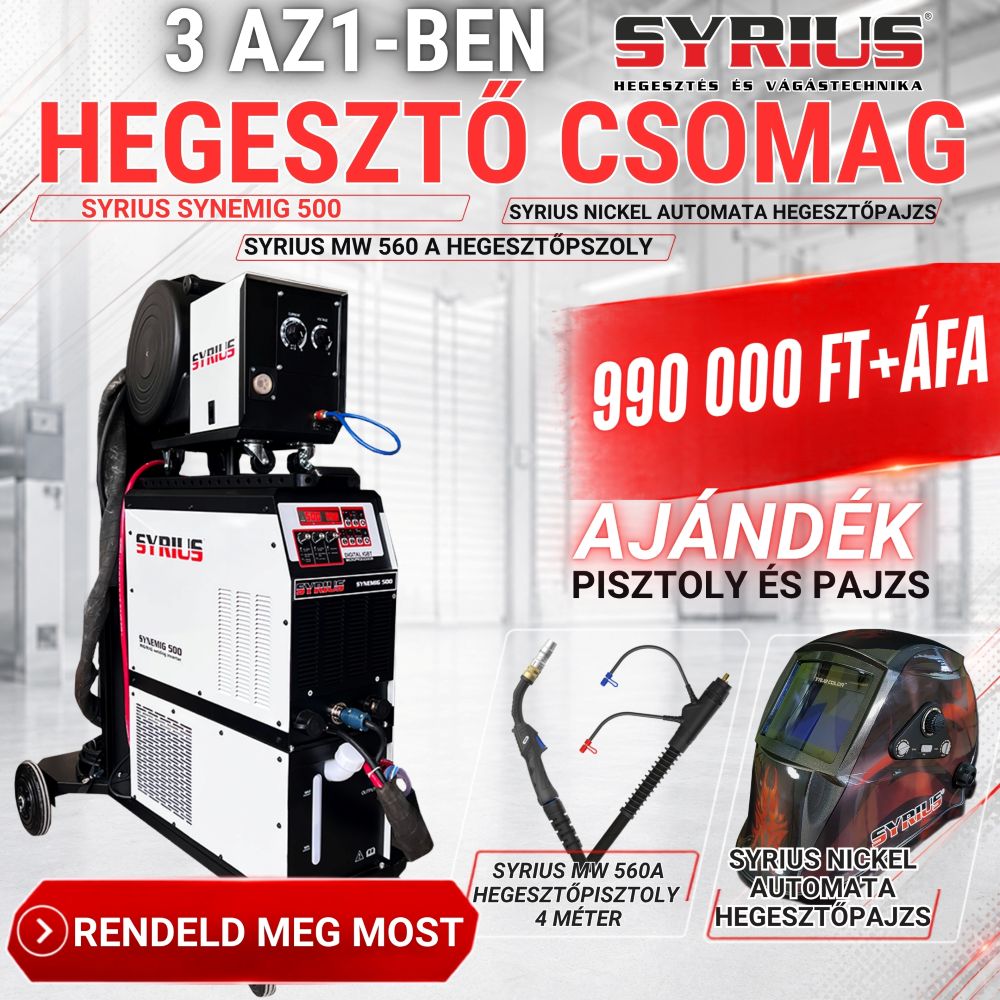 5894 SYRIUS SYNEMIG 500 inverteres hegesztő 1