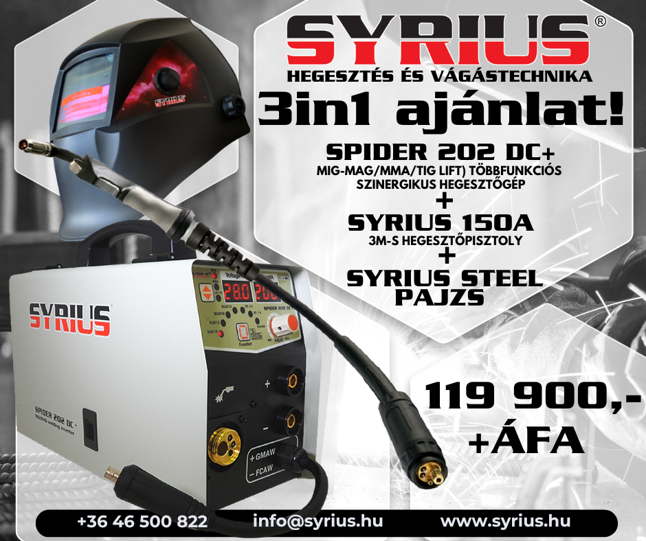 36671 SYRIUS SPIDER 202 DC+ AKCIÓS 1